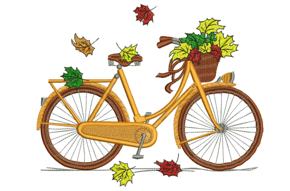 Fall Bike Embroidery Review for Small Business Merch