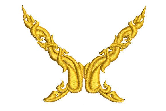 Golden Galae: Northern Thai Symbol for Apparel