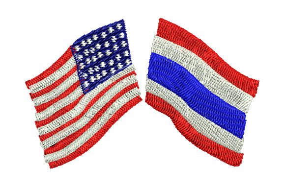 Thai and American Flag Embroidery Review